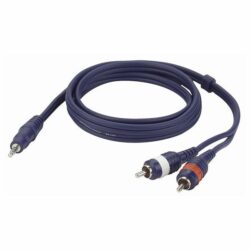 DAP FL30 - stereo mini Jack > 2 RCA Male L/R (verkoop)
