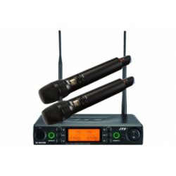 Dubbele JTS draadloze microfoon 2x handheld