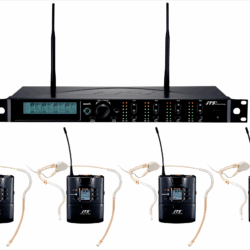 JTS R4 draadloze microfoon 4x beltpack